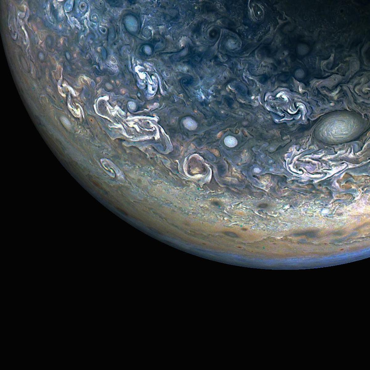 Colorful, Chaotic Jupiter