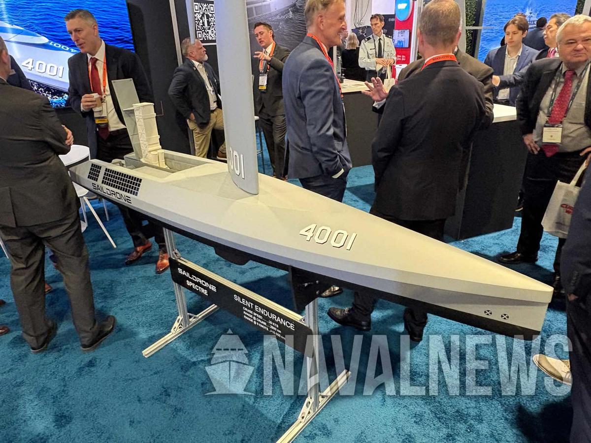 Saildrone Unveils New Spectre USV at Sea Air Space 2026