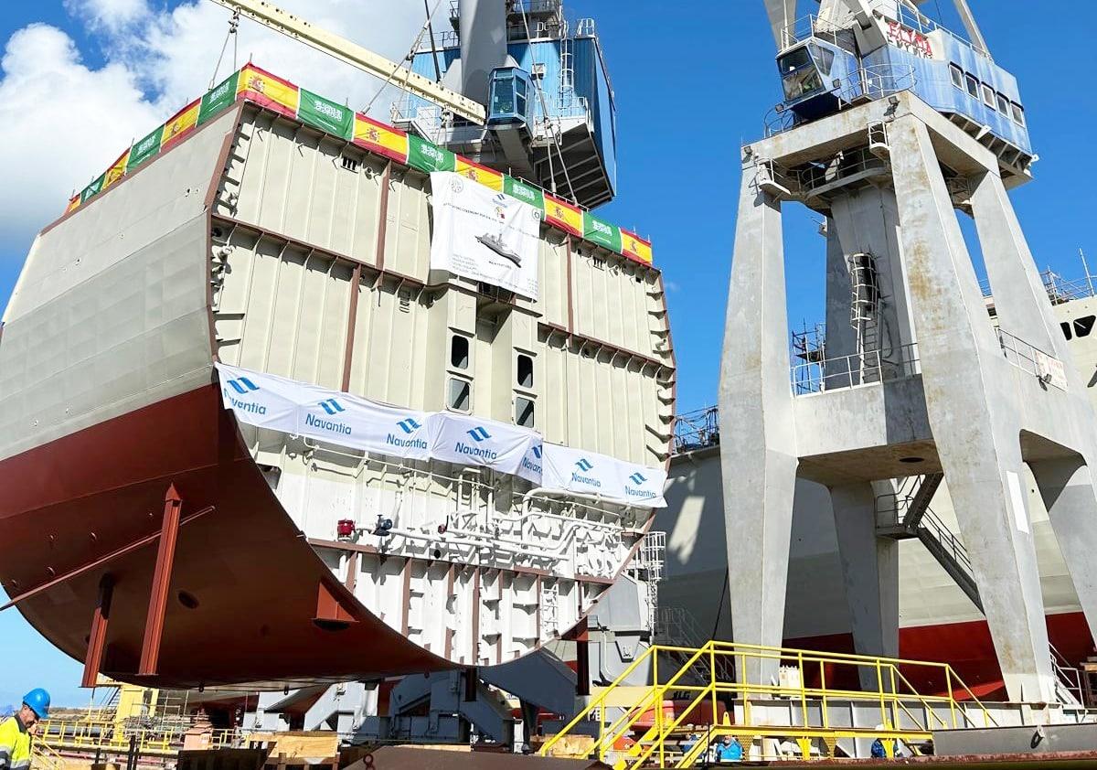 NAVANTIA Marks Keel Laying of Seventh Corvette for Saudi Arabia