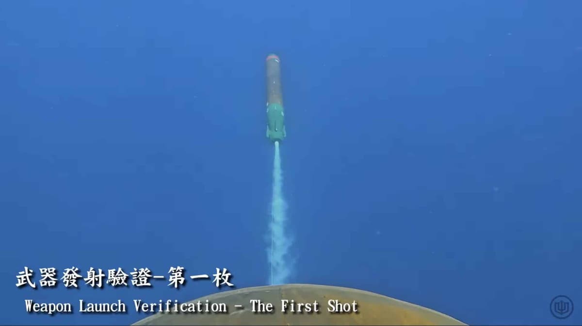 Taiwan‘s New Submarine Launches MK 48 Torpedo for the First Time