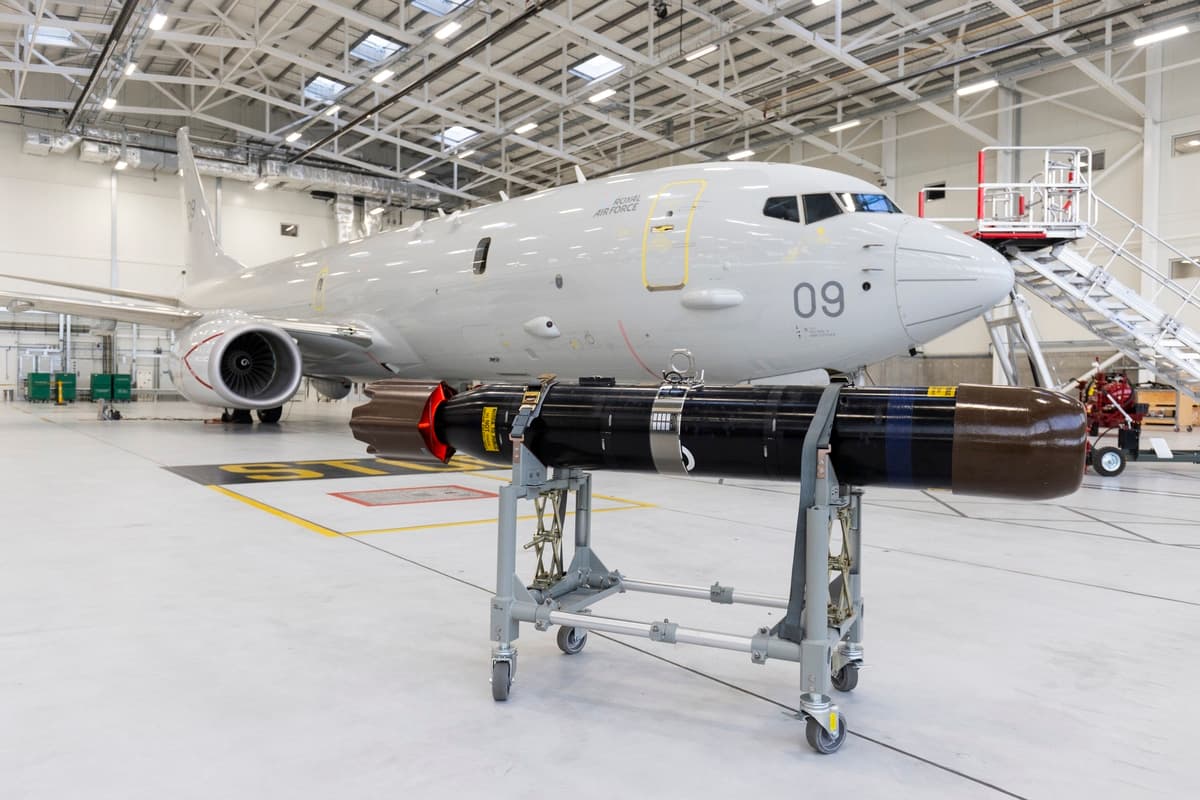 Sting Ray Mod 1 Torpedo Poised to Start First P-8A Flight Trials