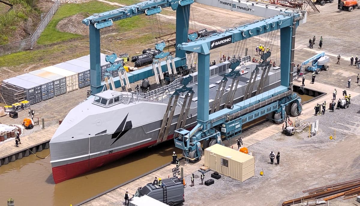 Saronic Launches First Marauder Medium Unmanned Surface Vessel