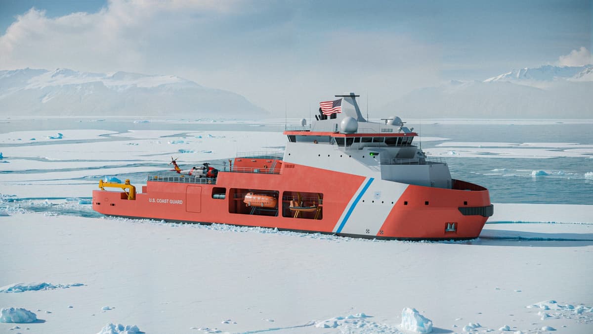 US Coast Guard Orders Five Arctic Security Cutters From Davie Defense
