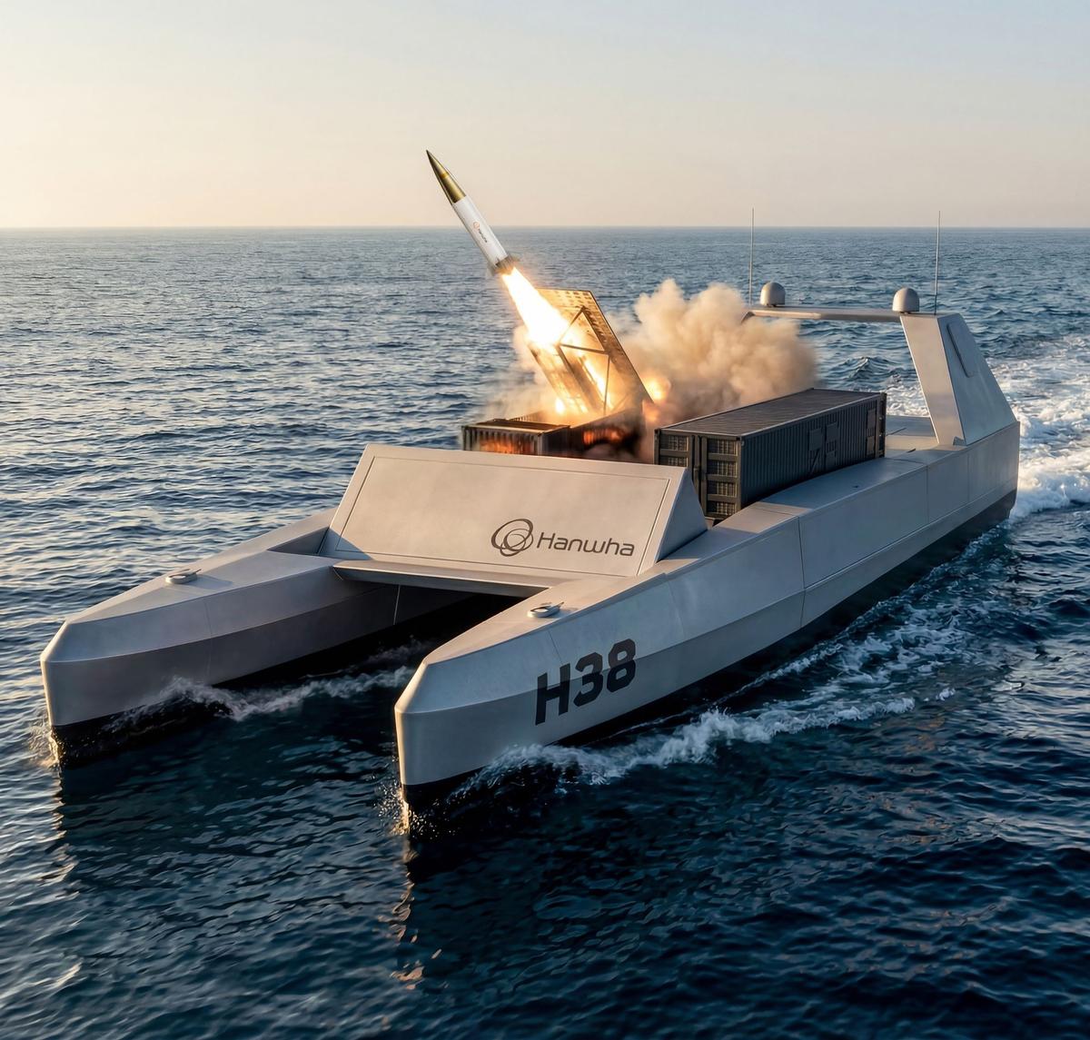 Hanwha and Magnet Defense to Produce Medium Unmanned Surface Vessels