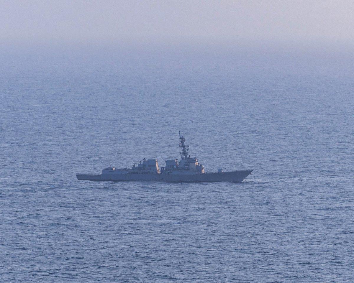 Iranian-Flagged Vessel Tries to Evade US Navy Blockade in Strait of Hormuz