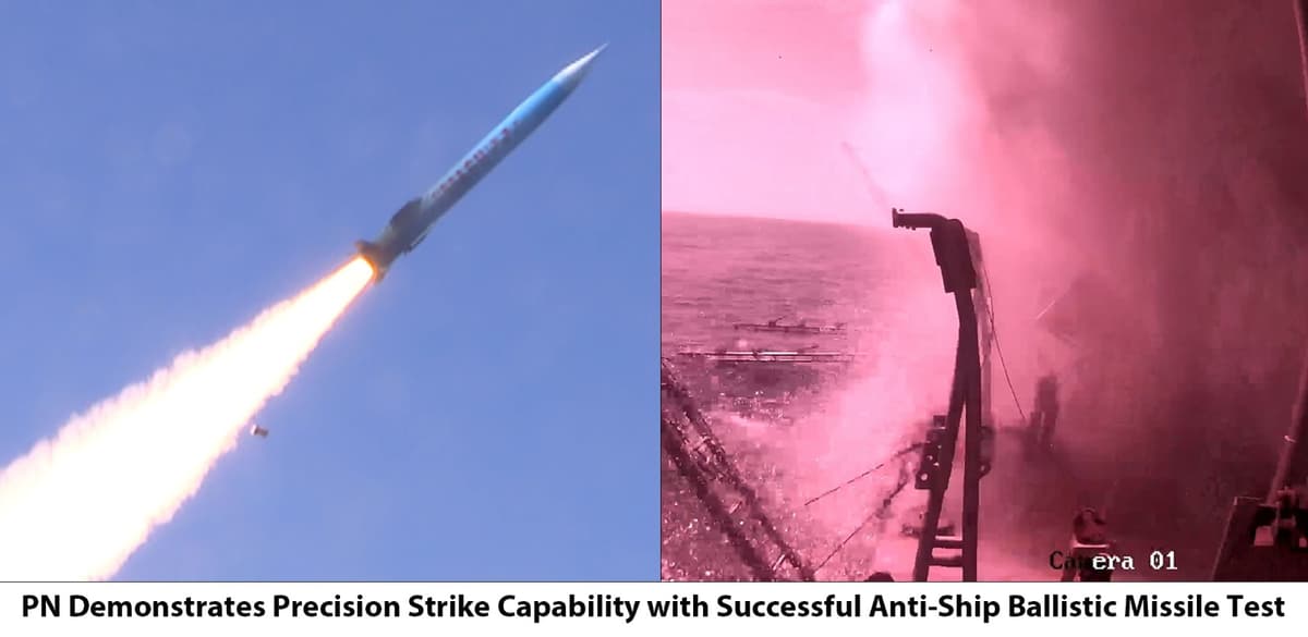 Pakistan Navy Conducts Live-Fire Test of Indigenous Anti-Ship Ballistic Missile (VIDEO)