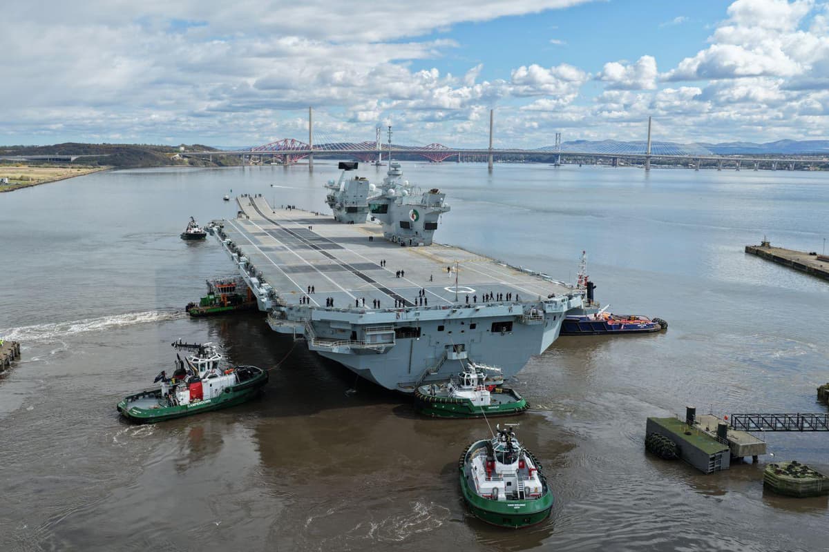 UK’s Aircraft Carrier Returns to Sea After Major Refit