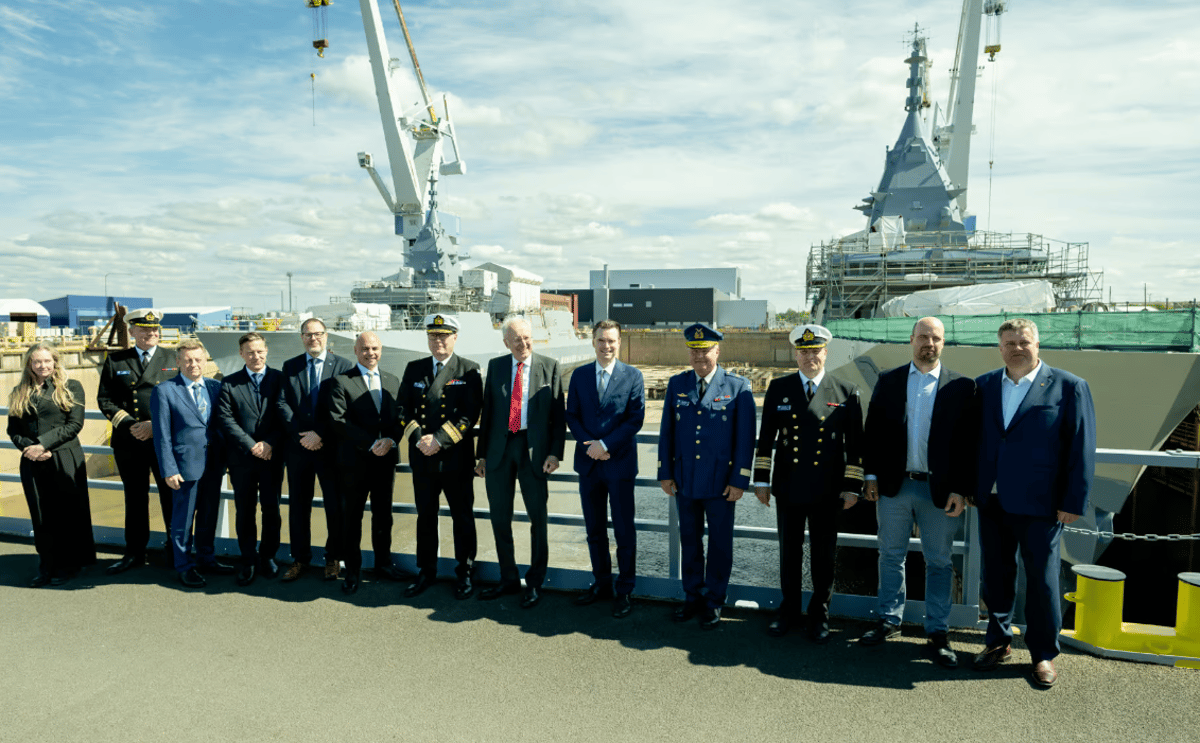 RMC Floats Out Second Pohjanmaa-Class Corvette for Finnish Navy