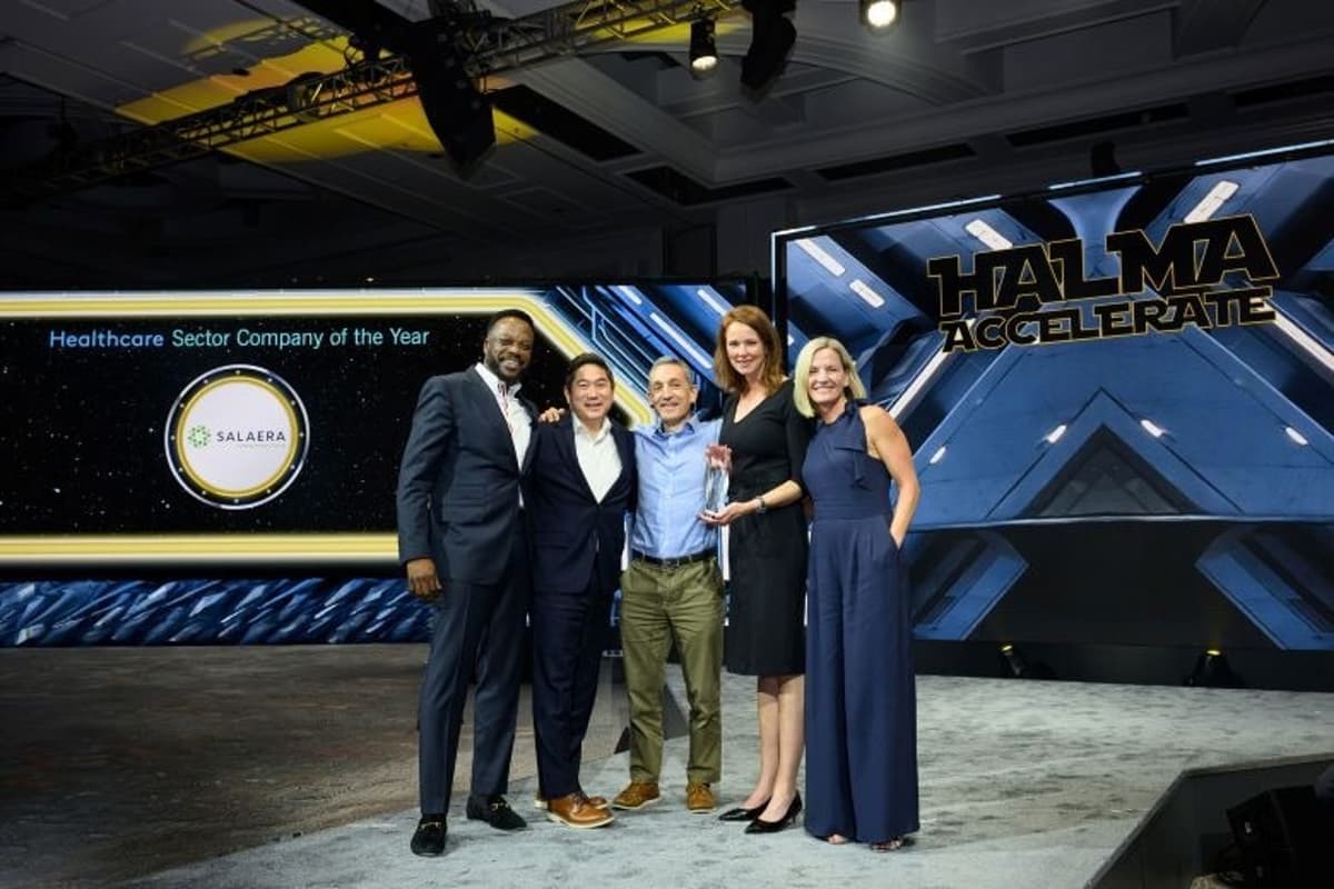 Salaera Named Halma Healthcare Company of the Year