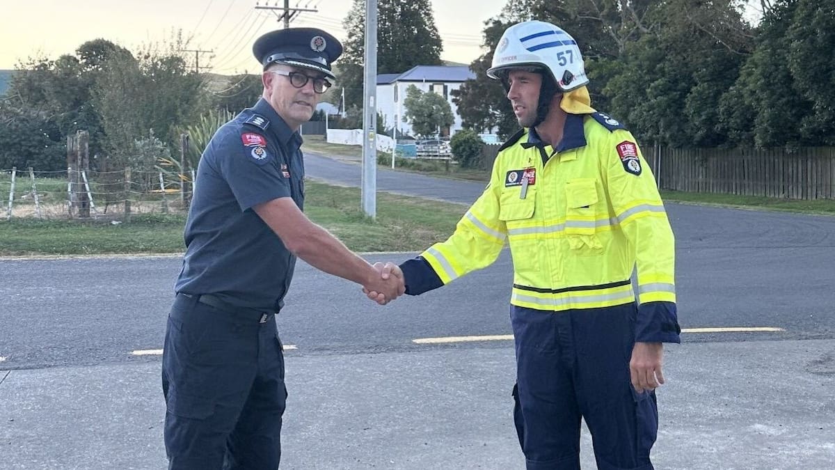 Ōtāne Volunteer Fire Brigade Welcomes New Chief Fire Officer Rob Grayson