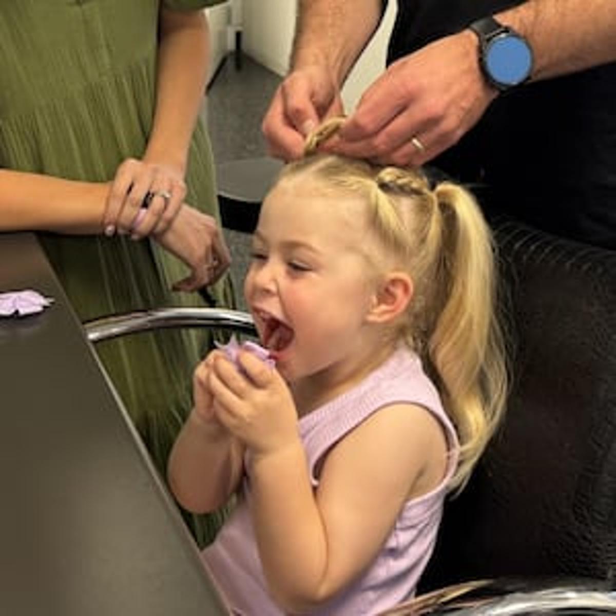 On The Up: Napier Hairstyling Workshop Aiming to Bond Dads and Daughters