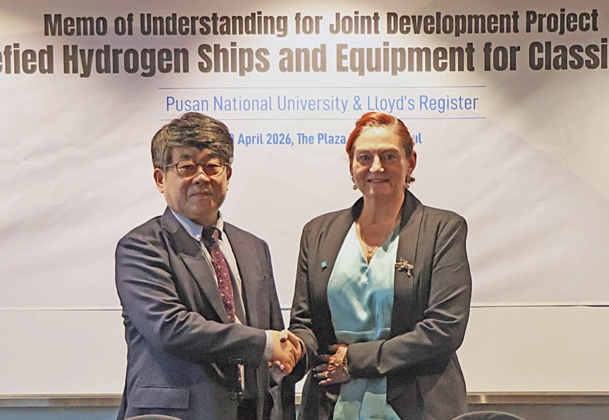 Lloyd’s Register, South Korean Uni to Set up Global Certification Framework for Liquid Hydrogen Shipping