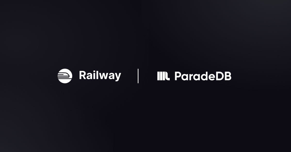 Ming Ying: ParadeDB Is Officially on Railway