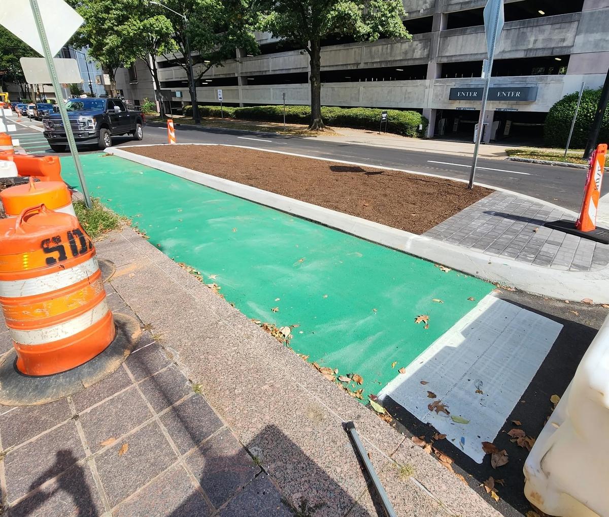 Midtown Atlanta Bike Lane 16 Years in the Making Now Open