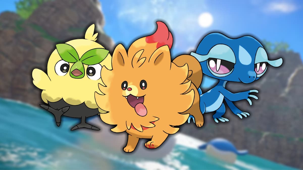 Introducing Pokémon Winds and Waves Starters
