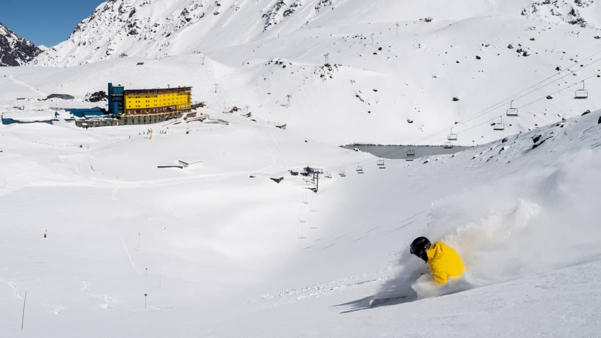 Didn't Ski Enough This Winter? Chile's Iconic Ski Resort Opens In Two Months