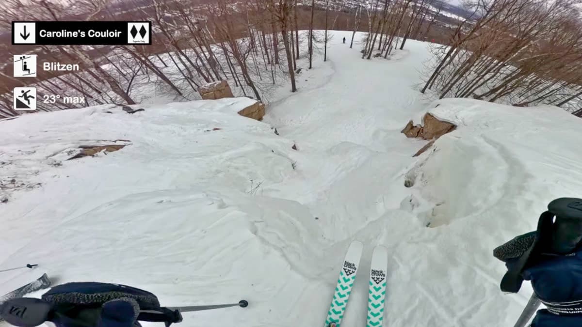 Wisconsin's "Corbet's Couloir" Is Small but Daunting