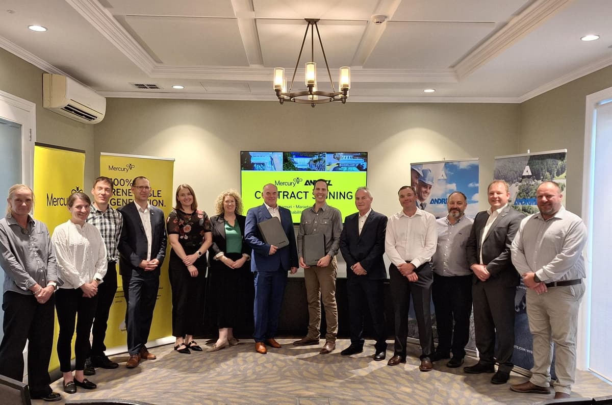 ANDRITZ Wins Major Hydropower Upgrade Contract in New Zealand