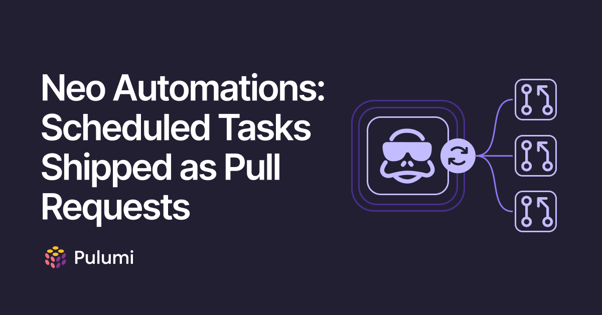 Neo Automations: Scheduled Tasks Shipped as Pull Requests