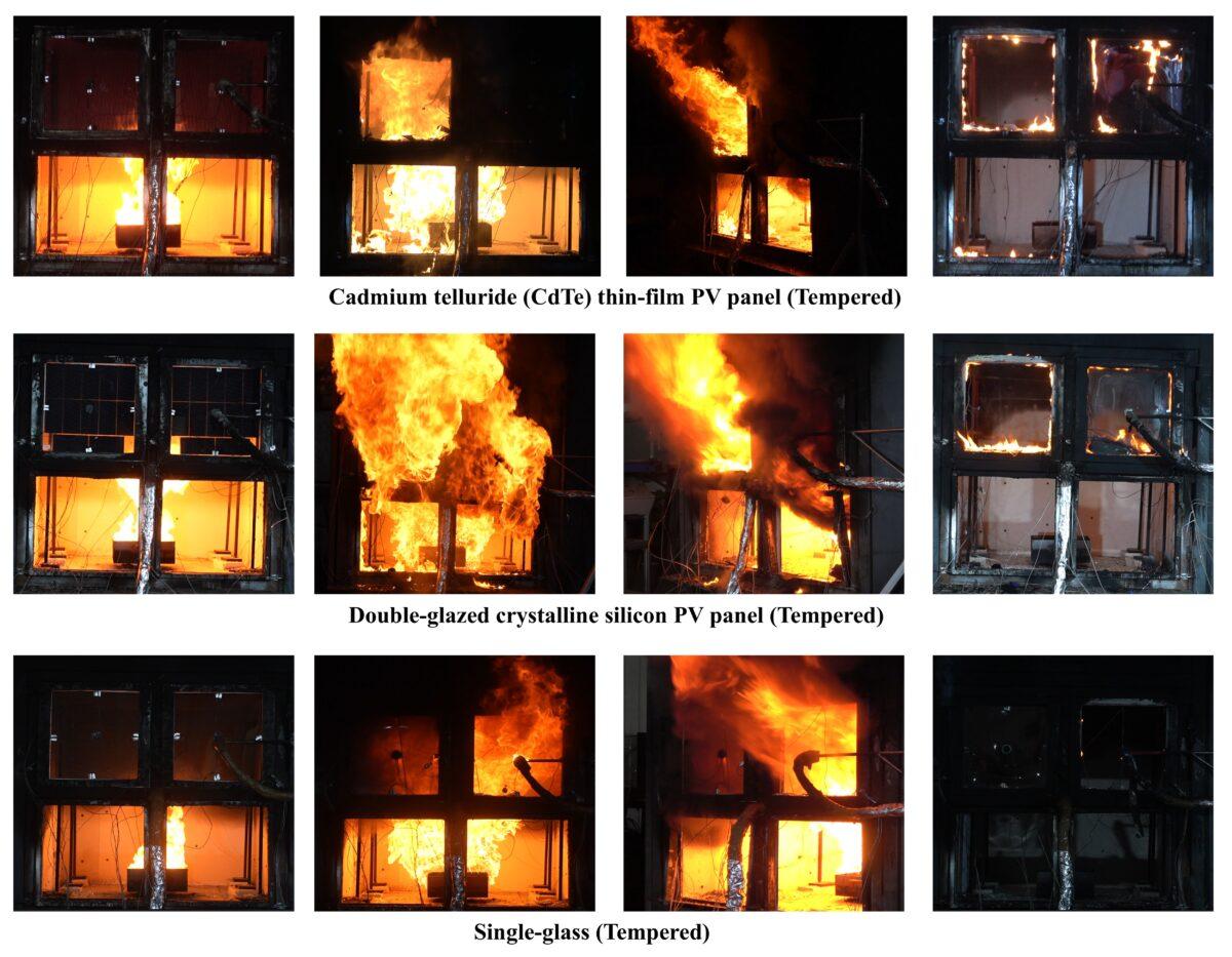 How BIPV Façades Behave Under Enclosure Fire Conditions