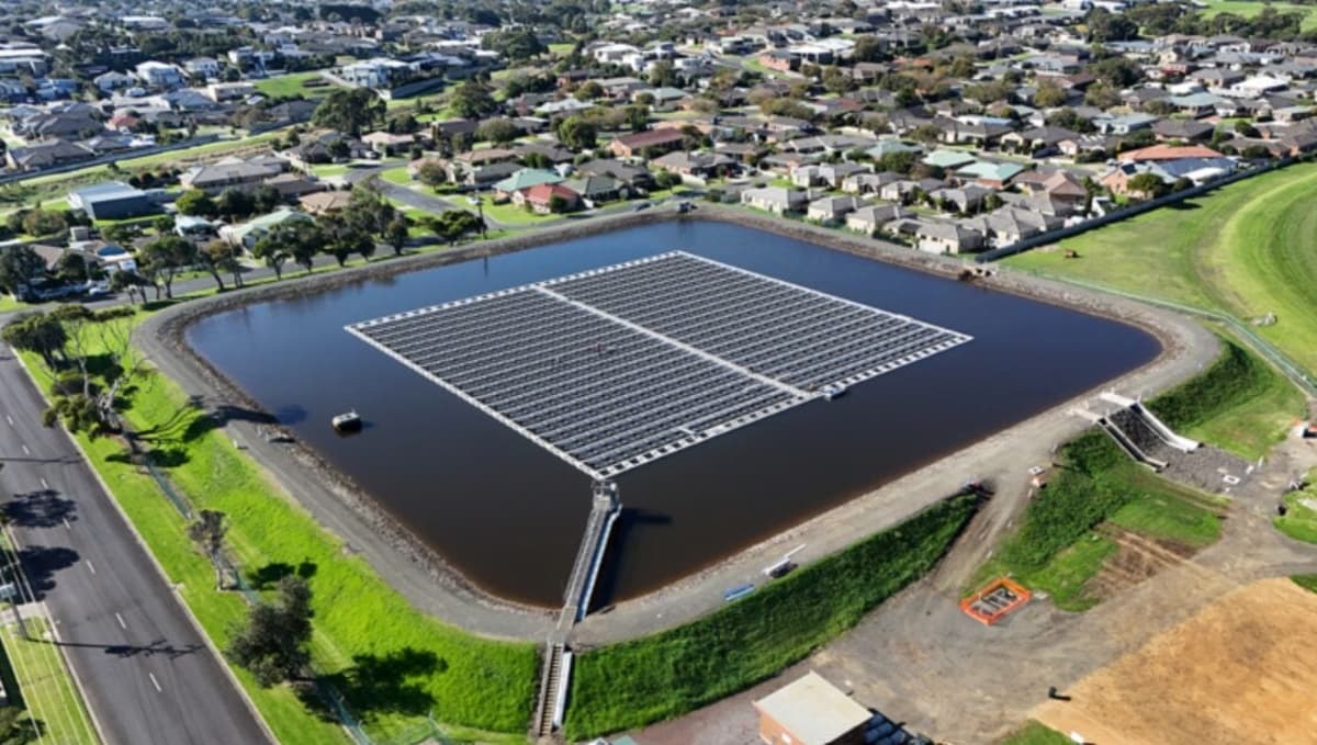 Wannon Water, Enervest Complete ‘One of Australia’s Largest Floating Solar Arrays’
