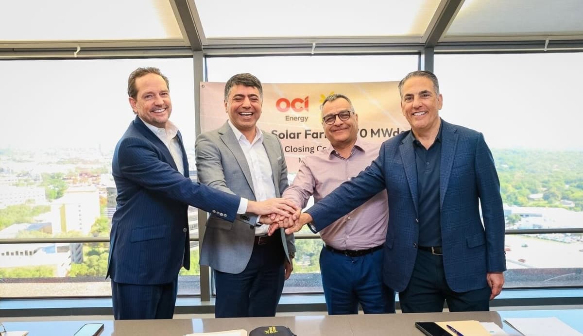 Arava Power Acquires 50% Stake in OCI Energy’s 670 MW La Salle Solar Project