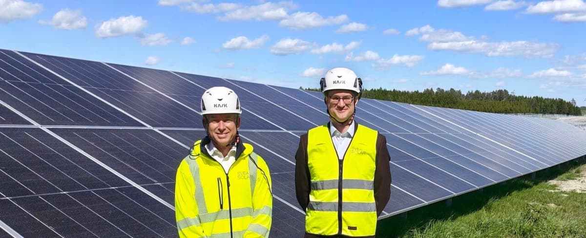 Svea Solar Utility Raises €185 Million to Develop 220MW Swedish Solar-Plus-Storage Pipeline