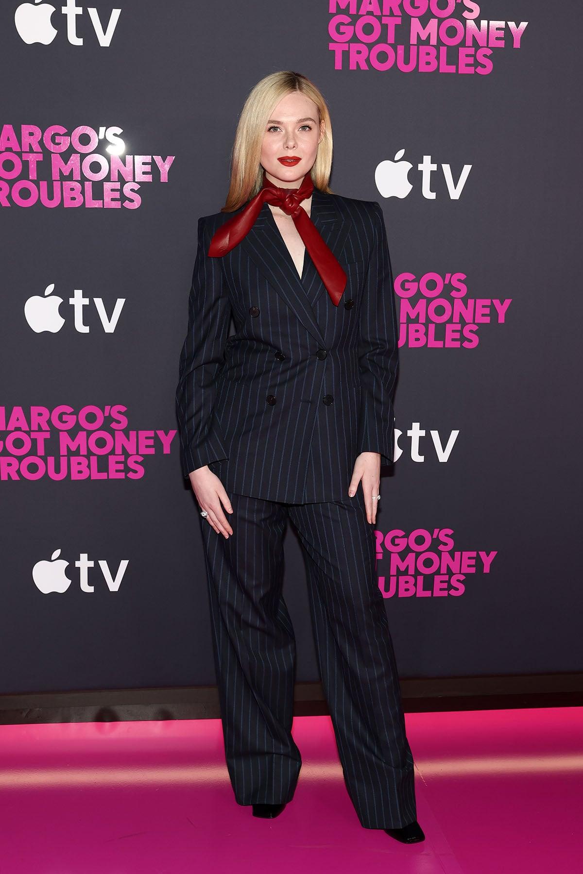 Elle Fanning Wore Givenchy To The ‘Margo’s Got Money Troubles’ New York Premiere