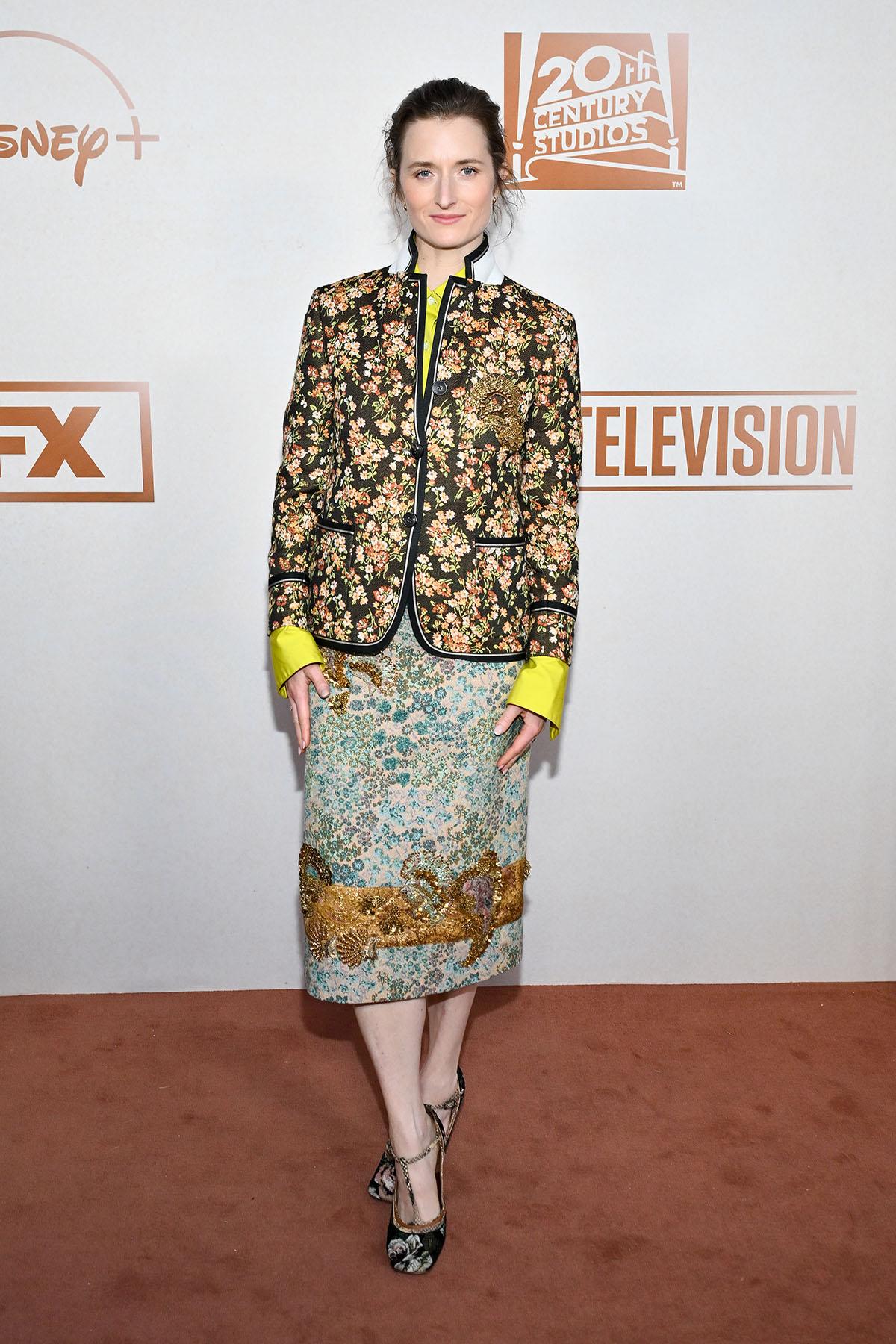 Grace Gummer Wore Dries Van Noten To The Walt Disney Company’s Emmy Season Toast to TV