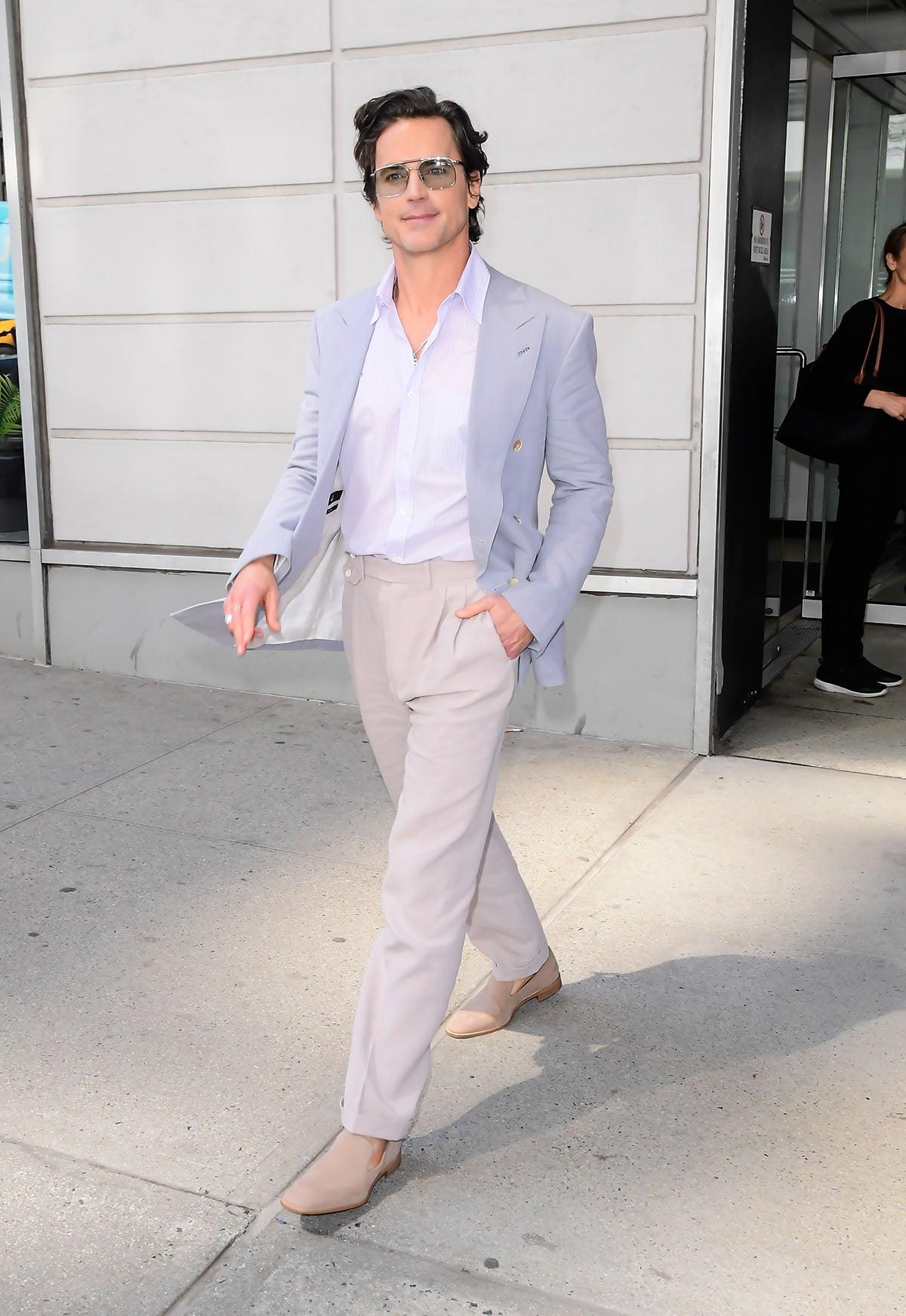 Matt Bomer Wore Dunhill On The Drew Barrymore Show