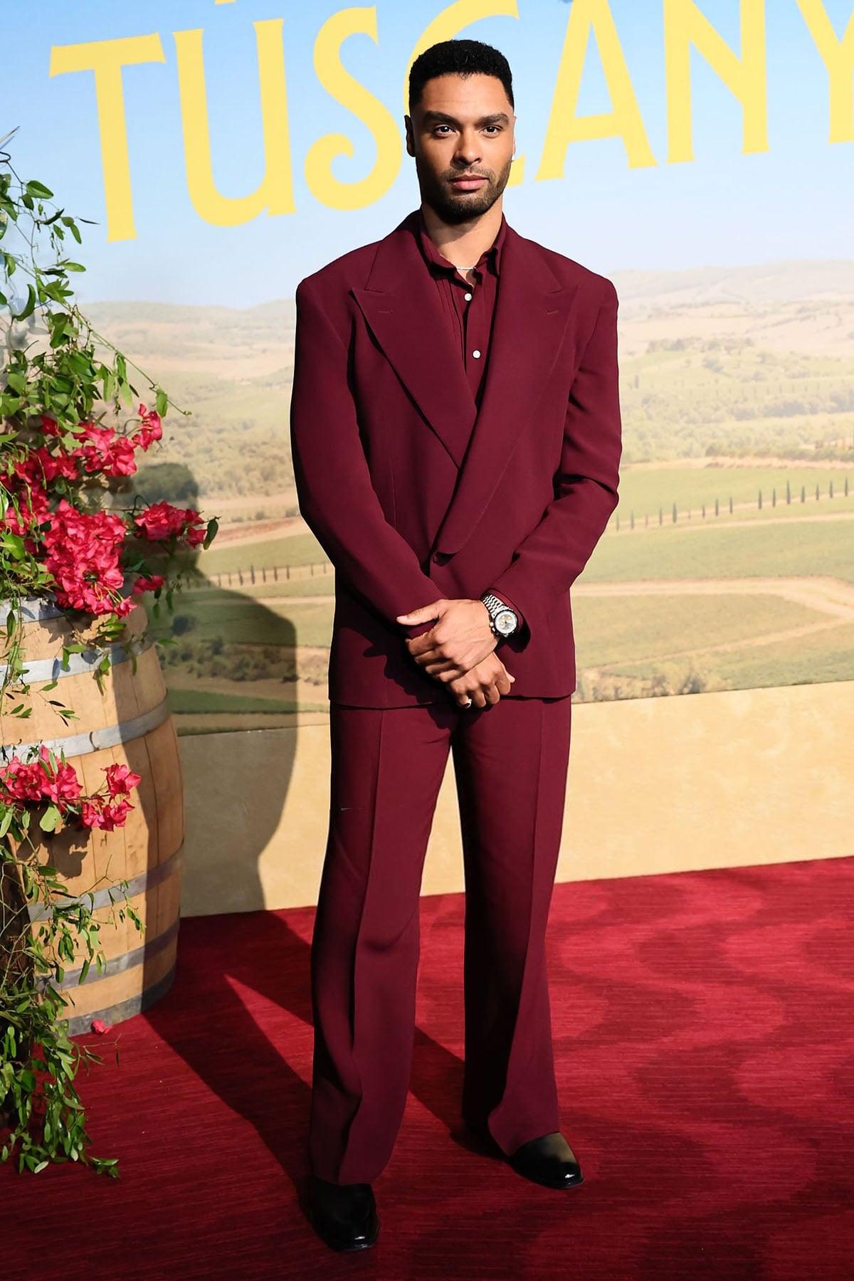 Regé-Jean Page Wore Giuliva Heritage To The ‘You, Me & Tuscany’ New York Premiere