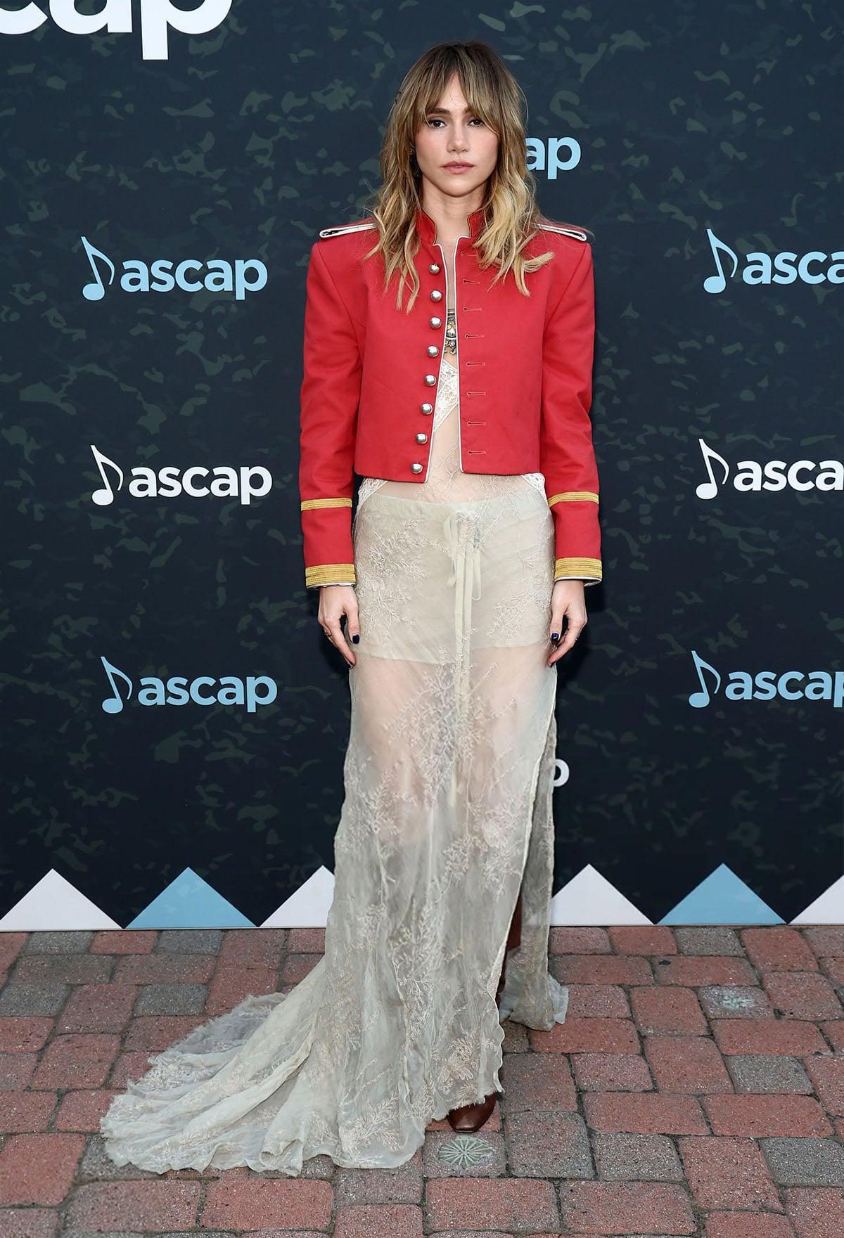 Suki Waterhouse Wore Ann Demeulemeester To The 2026 ASCAP Pop Music Awards Celebration