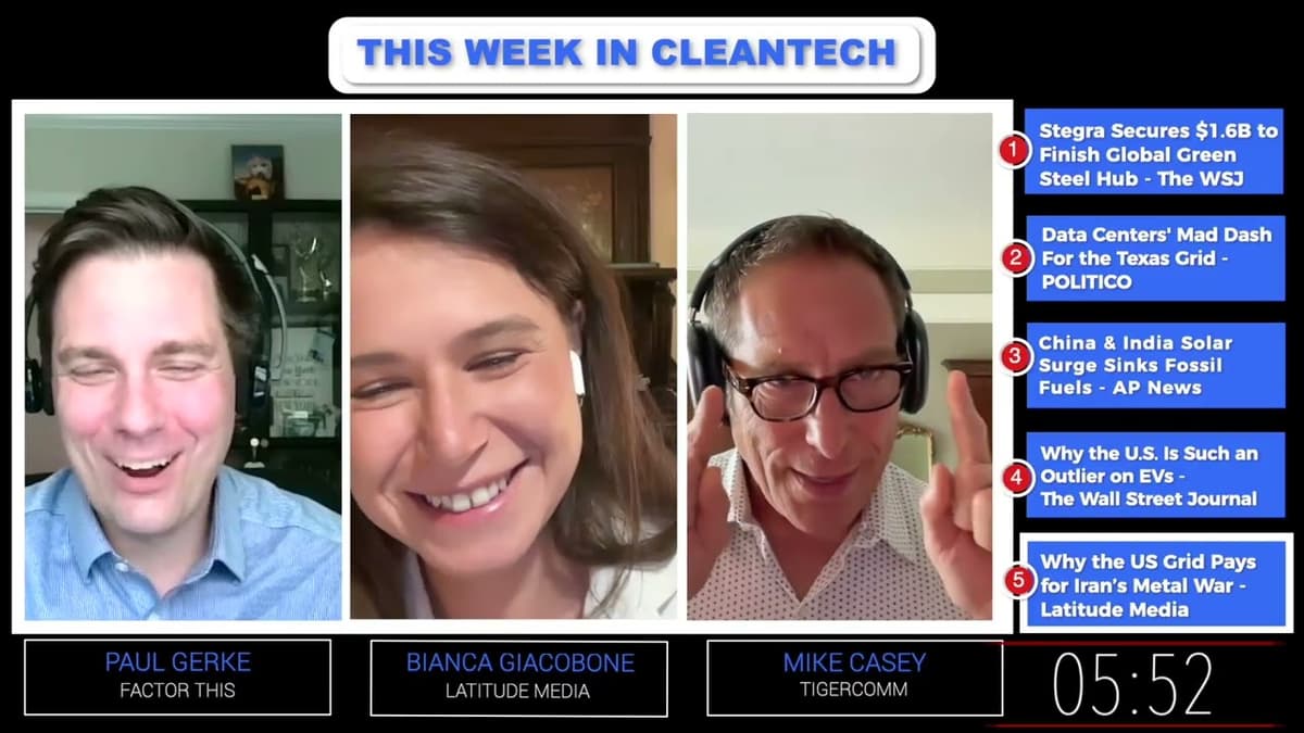 Why the Effects on the Iran Conflict Will Be Felt on the US Grid – This Week in Cleantech