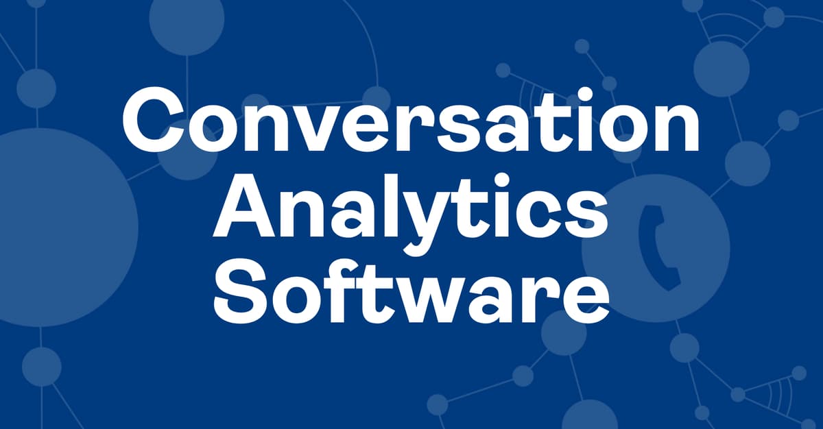 10 Best Conversation Analytics Software in 2026