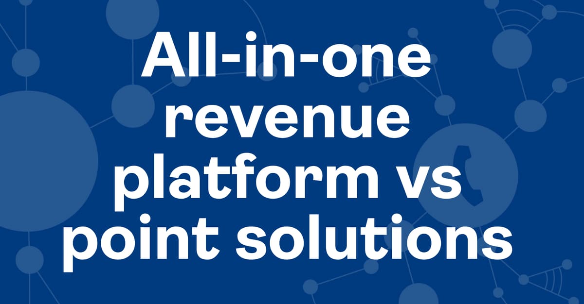 All-in-One Revenue Platform Vs. Point Solutions: Which Is Right for You?