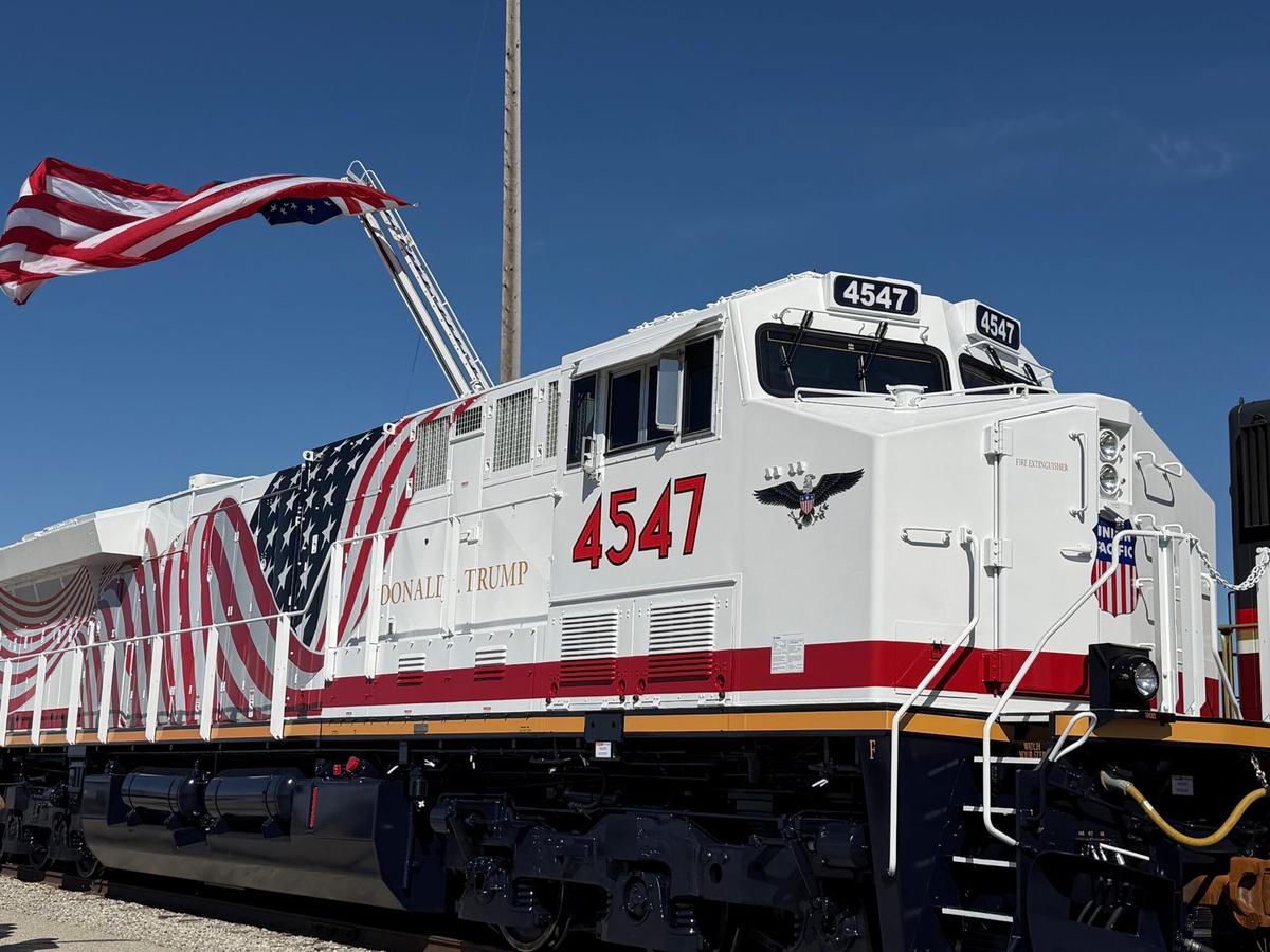 Union Pacific Rolls Out Donald J. Trump Locomotive