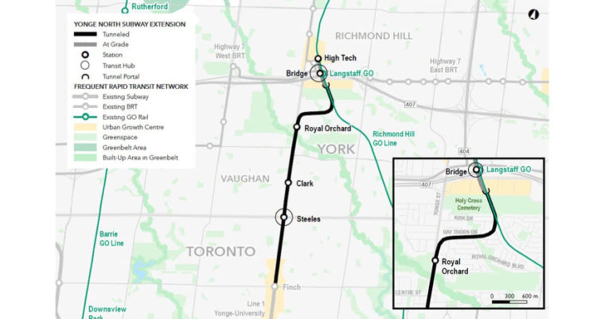 IO and Metrolinx Issue RFP for Yonge North Subway Extension