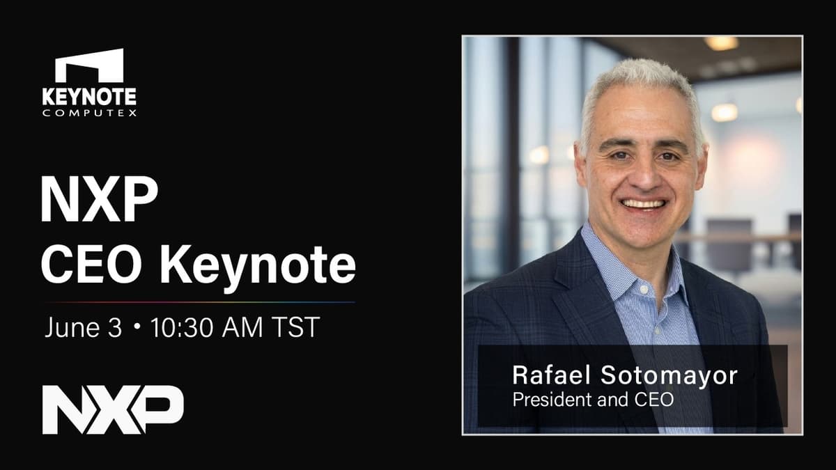 NXP Computex Keynote 2026 Coverage