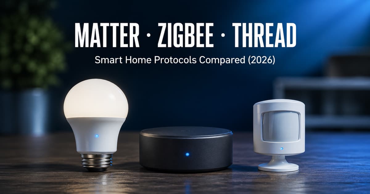 Matter Protocol vs Zigbee vs Thread: 2026 Guide