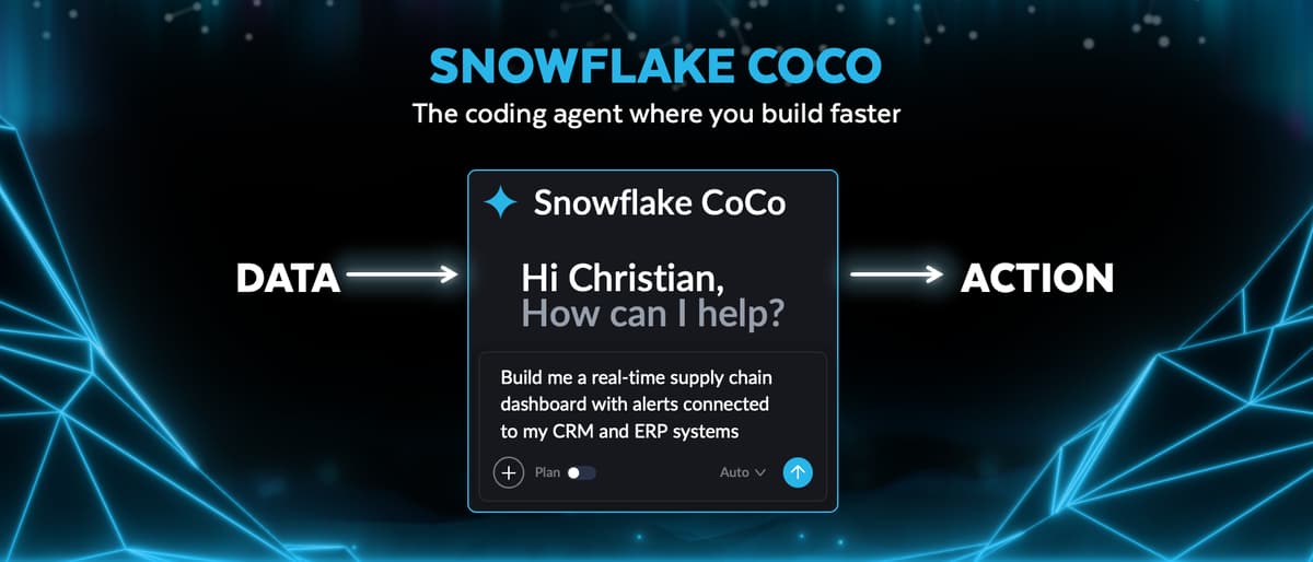 Snowflake CoCo: AI Coding Agent for the Modern Data Stack