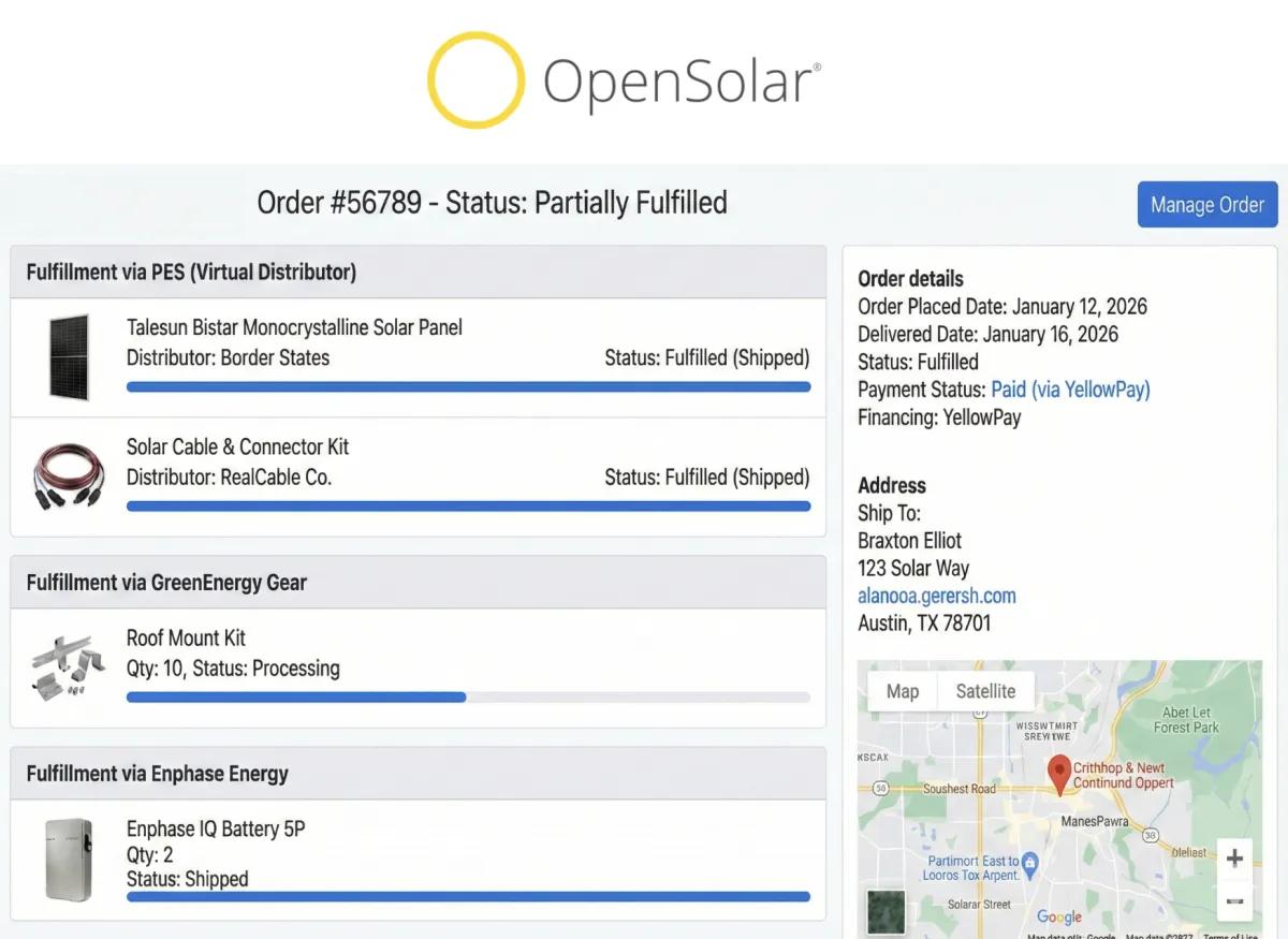 ProEnergy Supply, OpenSolar Partner on Distributor Inventory Platform