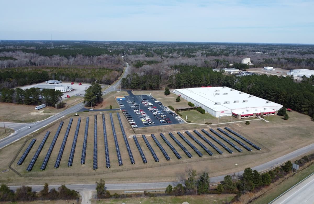ABB Manufacturing Facility in SC to Meet 80% of Electricity Needs with On-Site Solar