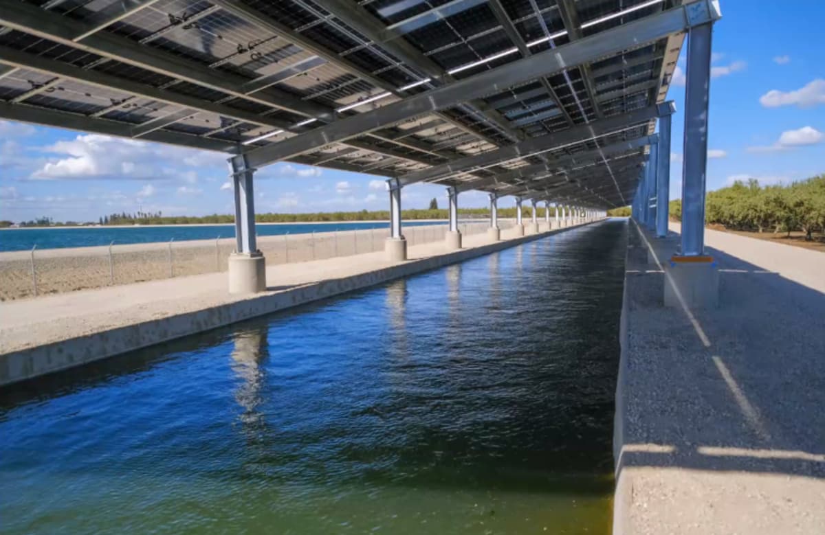 Project Nexus Solar Canal Demo Completes Construction in California