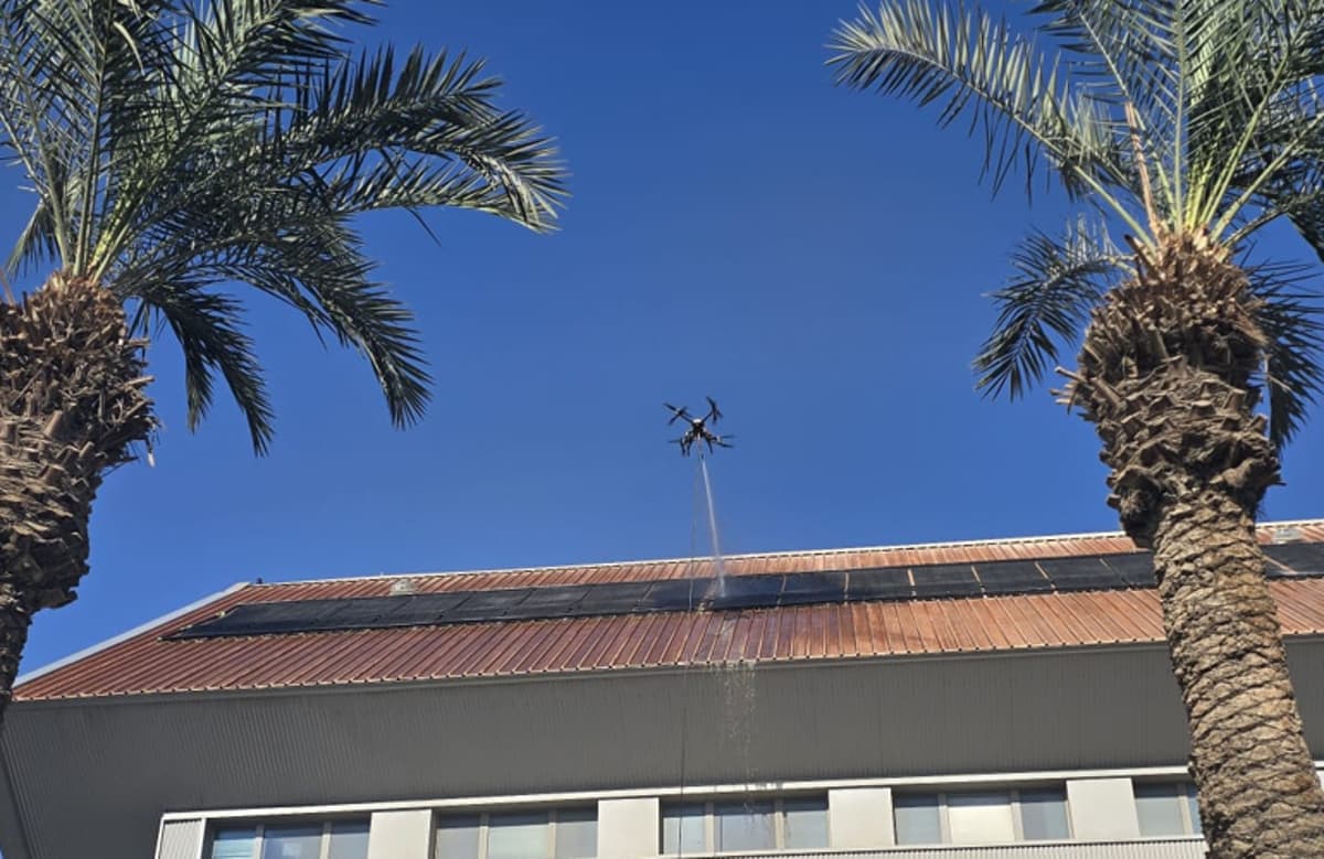 Drone Cleaning 101: A New Tool for Solar O&M Takes Soiling Losses (and Fall Risk) Off the Roof