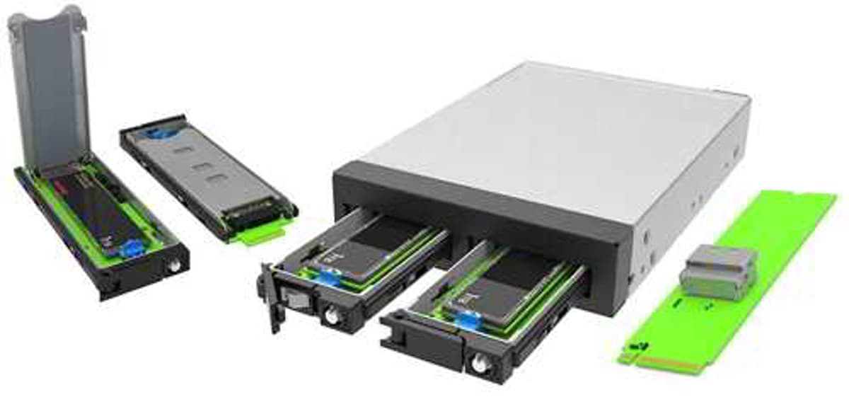 Raidon Technoloy Launches MiUM2776P+Dual M.2 NVMe SSD Extension Kit (MCIO+3.5-Inch Swappable Enclosure)