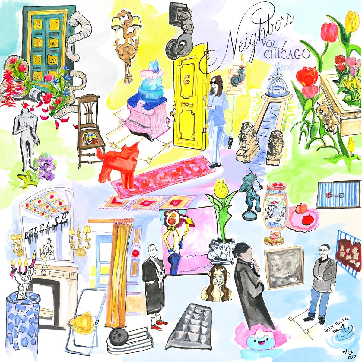 CK Reed Illustrates Chicago’s Neighbors Boutique Art Fair