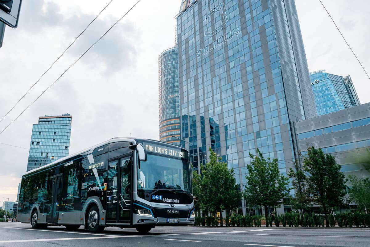 MAN Secures Order for 112 Electric Buses in Vilnius, Lithuania