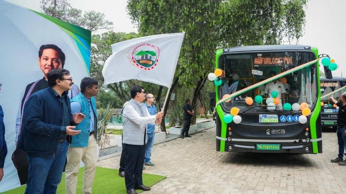 Shillong Starts Deployment of 55 EKA Electric Buses Under PM eBus Sewa Scheme