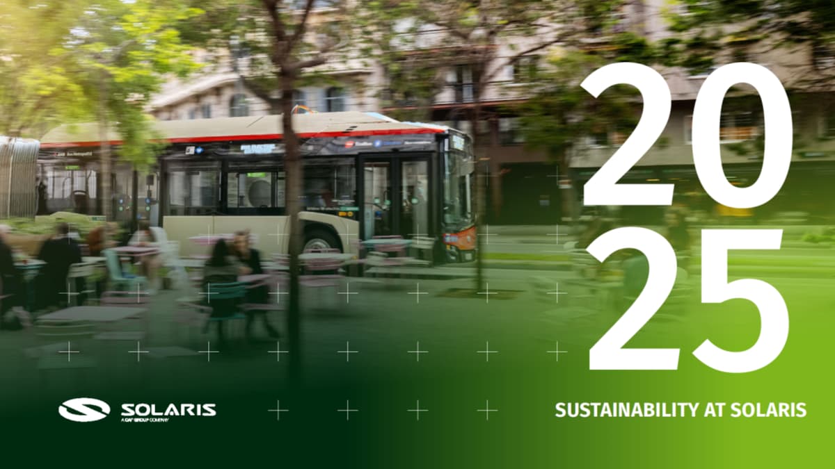 Solaris Cuts Operational Emissions 70% Since 2019 as Zero-Emission Vehicles Reach 86% of Deliveries