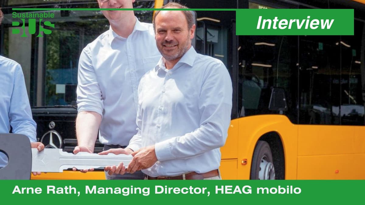 HEAG Mobilo’s Arne Rath: E-Bus Batteries Are Lasting Longer than Expected — and Are Improving Their Economics
